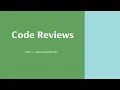 Code Reviews - Part II