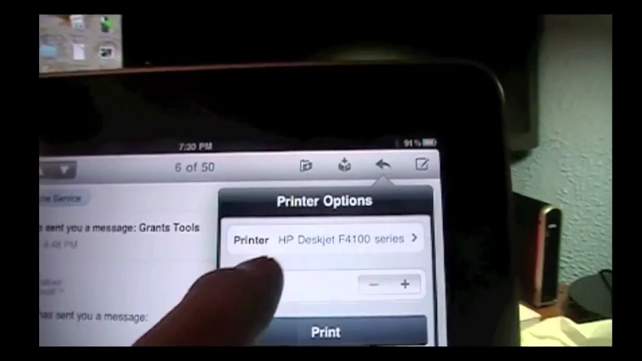 How To - Print wirelessly from iPhone, iPad, or iPod Touch