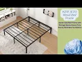 Metal bed frame Queen Size Bed Frame with Storage Space Easy Assembly Amazon