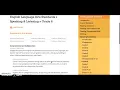 ELA Common Core Standards Tour