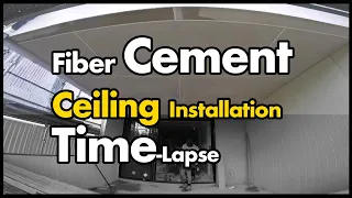 Fiber Cement Ceiling Installation