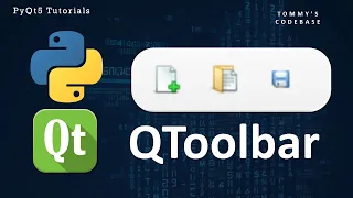 QToolbar Create toolbar with icons in PyQt5