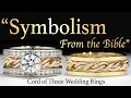 Diamond Cord of Three Wedding Ring Symbolism from the Bible - Woven Gold Rings by Todd Alan