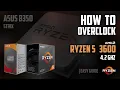How to overclock Ryzen 5 3600Mhz RAM EASY Mode Tutorial 4 2Ghz Asus B350 Strix