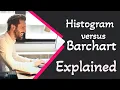 Histogram Versus Bar chart How a Histogram is different from a Bar graph or Bar chart