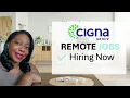 CIGNA is HIRING Remote Jobs WFH Great Pay Benefits Equipment Included