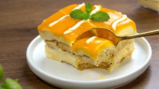 পাকা আমের ম্যাংগো তিরামিসু রেসিপি | Mango Tiramisu Recipe Bangla | Mango Dessert Recipes