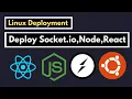 Deploy Socket-io React-js Node-js on nginx on ubuntu hindi tutorial Linux Deployment Tutorial