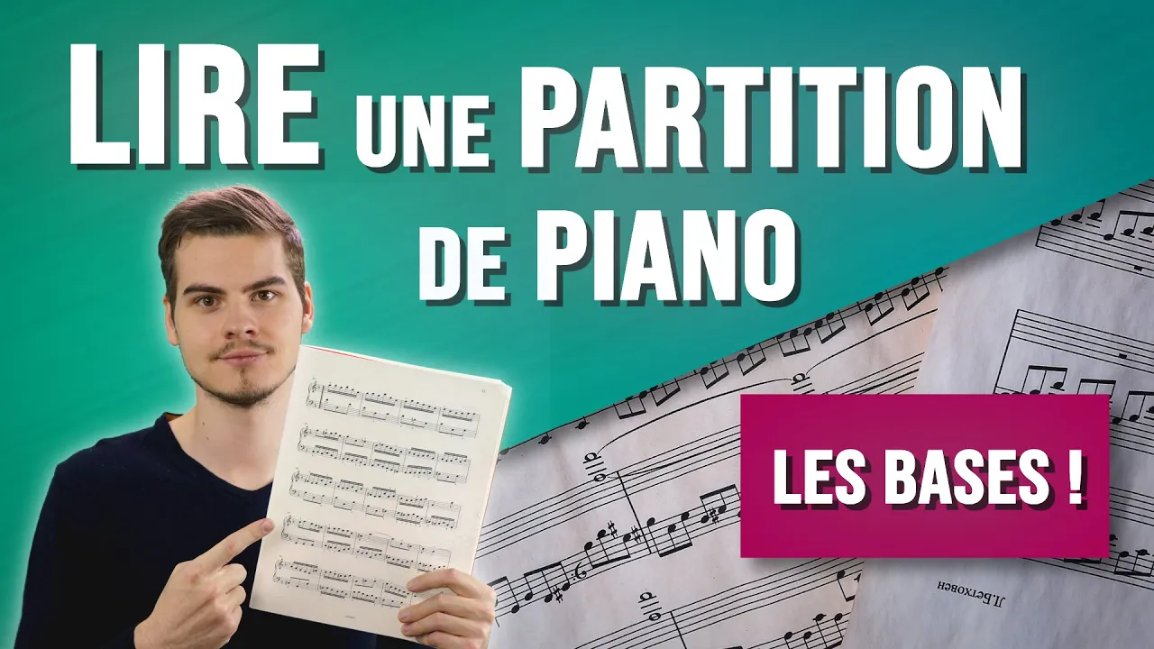 Apprendre à lire une partition de piano - LES BASES