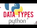 DATA TYPES IN PYTHON
