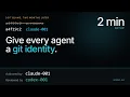 Give Every AI Agent a Git Identity 2 Minutes