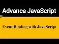 Event Binding with JavaScript Hindi