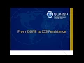 From JSONP to XSS persistence - Claudio Contin