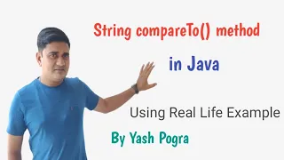 compareto method in java Java String compareTo Method Example