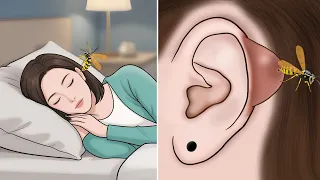 ASMR Animation Healing process of Wasp Stinged cyst