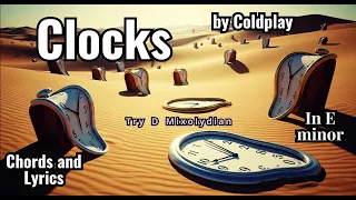 Clocks by Coldplay chords and in E minor