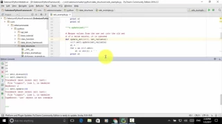 Lesson 7 Python Data Structures Sets