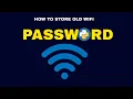 How To Find And Store WIFI Password subprocess API All In One Code