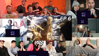 attack on titan season 02 episode 06 reaction mashup anime attackontitan animereactionmashup