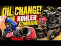 Kohler Command Oil Change