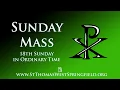 Sunday Mass August 2 2026