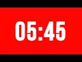 5 Minute 45 Second Timer With Alarm Without Music
