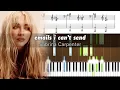Download Lagu Sabrina Carpenter - emails i can't send - Accurate Piano Tutorial with Sheet Music