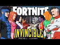 Invincible 4v4 SQUADS BATTLE in Fortnite
