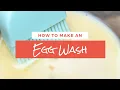 How to Make an Egg Wash Chef Tariq