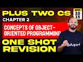 Plus Two Onam Exam CS Chapter 2 Concepts of Object-Oriented Programming One Shot Revision