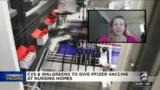 CVS and Walgreens to give Pfizer vaccine at nursing homes
