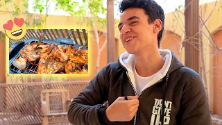 اخر يوم في البيت المسكون عملنا حفلة 