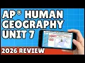 AP Human Geography Unit 7 Review 51-Minute Study Session - Mr Carter s Guides