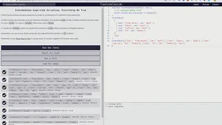 Intermediate Algorithm Scripting Everything Be True