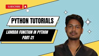 Lambda function in python - Learn python Python for beginners Part-21