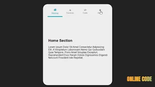 Create Animated Tabs with Indicator using HTML CSS and JavaScript