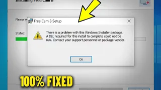 There is a problem with this windows installer package in Windows 10 11 - How To Fix Error