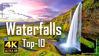 top 10 waterfall in the world 4k video ultra hd cinematic travel video