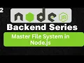 Master File System in Node js Create Read Write Files using fs