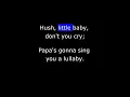 Songs - Hush Little Baby, Don't You Cry