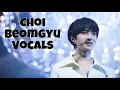 a compilation of beomgyu’s best live vocals