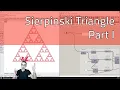 Algorithmic Modeling 1 Sierpinski Triangle
