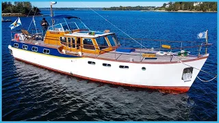 The MOST SPECIAL DREAM Trawler I’ve EVER Been Aboard [Full Tour] Learning the Lines