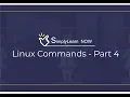 Linux Commands Part - 4 SimplyLearn Now