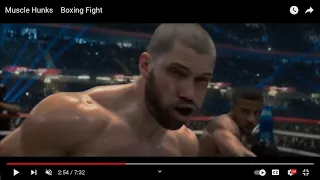 muscle hunks boxing fight