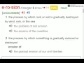 erosion ielts vocabulary