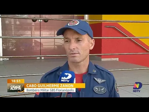 Bombeiros de SC realizam treinamento para uso de drones em ocorrências