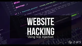 Website hacking using SQL Injection Attack Website Database Hacking using sqlmap tool Ep 2 of 5