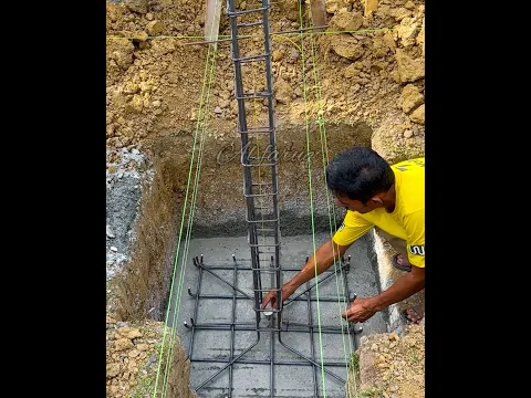 Memasang footplat rumah 1 lantai.!