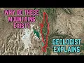 Geology of the Wasatch Range Utah USA